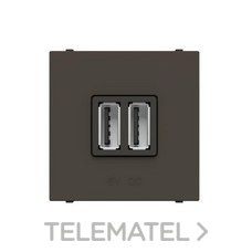 NIESSEN - TOMA CARGADOR USB 2m 2x750mA/5V ZENIT ANTRACITA