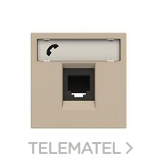 NIESSEN - TOMA TELÉFONO CON 6 CONTACTOS ZENIT CAVA