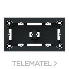 NIESSEN - ZÓCALO 2 VENTANAS VEGA NEGRO MATE