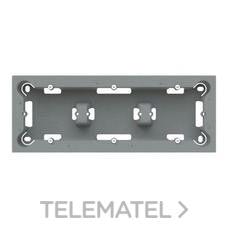 NIESSEN - ZÓCALO 3 VENTANAS VEGA GRIS NIEBLA