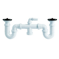 ALIAXIS - SIFON CURVO DOBLE EXT.S26 C/V.1.1/2"