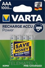 VARTA - BLISTER PILA RECARGABLE HR03 1.5V