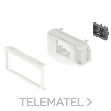 UNEX - ADAPT.P/MEC.SOBRE RAIL DIN 65 BL.NIEVE - Imagen 2