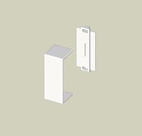 UNEX - CUBREJUNTAS PVC P/78043/78093 BL.NIEVE