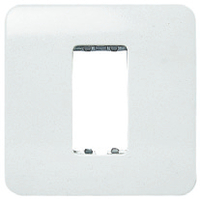 NIESSEN - PLACA 2 MÓDULOS STYLO BLANCO MARFIL