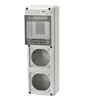 GEWISS - CUA.DISTR.Q-DIN 5M 2 FRONT.BS.16A IP65