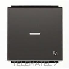 NIESSEN - TECLA PULS.VISOR TIMBRE SKY NEGRO SOFT