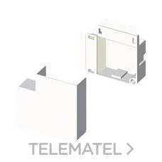 UNEX - ANGULO PLANO PVC P/78273 BL.NIEVE - Imagen 2