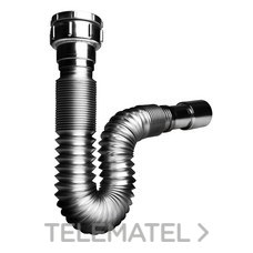 CABEL - SIFON EXTENSIBLE ABS 1.1/4"-1-1/2" d.32-40mm CROMO - Imagen 2