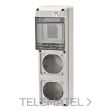 GEWISS - CUA.DISTR.Q-DIN 5M 2 FRONT.BS.16A IP65 - Imagen 2
