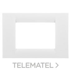 GEWISS - PLACA 3M SYSTEM VIRNA BLANCO NUBE - Imagen 2