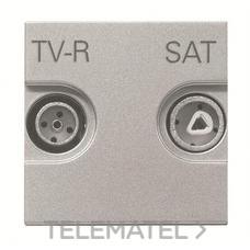 NIESSEN - TOMA TV-R/SAT FINAL ZENIT PLATA - Imagen 2