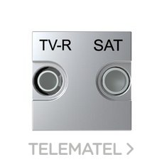 NIESSEN - TOMA TV-R/SAT ÚNICA ZENIT PLATA - Imagen 2