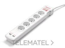 SALICRU - BASE ENCHUFE 5 TOMAS SPS.SAFE.5+ - Imagen 2
