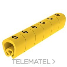 UNEX - SENALIZ.PVC PLAST.4-8mm -0- AMARILLO - Imagen 2