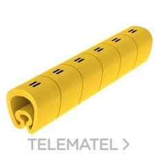 UNEX - SENALIZ.PVC PLAST.4-8mm -+- AMARILLO - Imagen 2