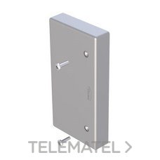 UNEX - TAPA FINAL 50x150 GRIS ANODIZ. - Imagen 2