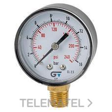 GENEBRE - MANOMETR.53mm SALIDA LATER.0-10KG3820010 - Imagen 3