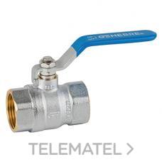 GENEBRE - VALVULA ESFERA H-H 1/2" PN-25 PTOT.R.G. - Imagen 2