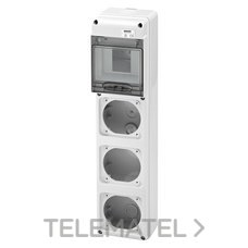 GEWISS - CUA.DISTR.Q-DIN 5M 3 FRONT.BS.16A IP65 - Imagen 2