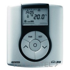 GEWISS - TERMOSTATO EASY DE SUPERFICIE EN TITANIO