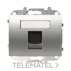 NIESSEN - TAPA VENTANA 1 CONECTOR RJ45 OLAS TITANIO - Imagen 2