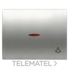 NIESSEN - TECLA PULSADOR LUZ C/VISOR OLAS TITANIO - Imagen 2