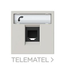 NIESSEN - TOMA TELÉFONO CON 6 CONTACTOS ZENIT DUNA