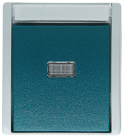 NIESSEN - PULSADOR CON VISOR TRANSPARENTE OCEAN