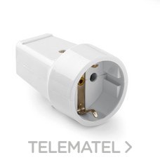 FAMATEL - BASE MOVIL d.4,8 10A-250V TT LAT.BLANCO - Imagen 2
