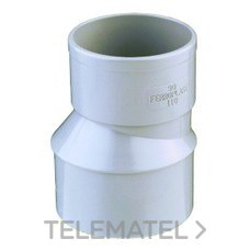 FERRO-PLAST - RED.EXT.EXCENTRICA d.90/75 PVC