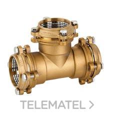 GENEBRE - RACOR T TRIPLE ACOPLAM.BRIDA 3"x90 LT - Imagen 3