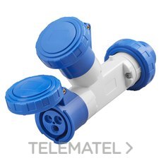GEWISS - MULTIP.H 2s 16A 2P+T 220V IP67 - Imagen 2