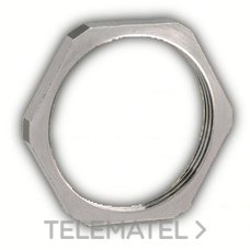 INTERFLEX - TUERCA PG 36 LATON NIQUELADO