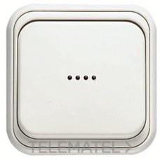 NIESSEN - INTERRUPTOR MONOPOLAR C/VISOR OVER BLANCO - Imagen 2