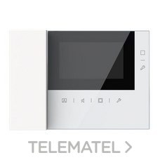 NIESSEN - MONITOR COLOR 4,3" WELCOME AURICULAR BLANCO - Imagen 2