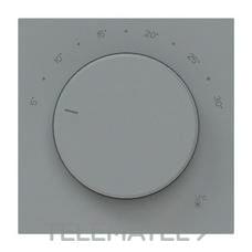 NIESSEN - TAPA TERMOSTATO ELECTRÓNICO GIRATORIO SERIE VEGA GRIS NIEBLA