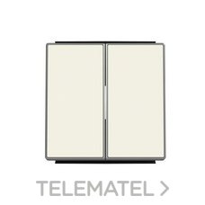 NIESSEN - TECLA DOBLE INT.-CONM. SKY BLANCO