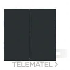 NIESSEN - TECLA DOBLE VEGA ESTANCO IP44 NEGRO MATE