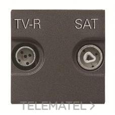 NIESSEN - TOMA TV-R/SAT FINAL ZENIT ANTRACITA - Imagen 2