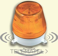 RODMAN - AVISADOR SONIDO LUZ LED AL-S 24VCCA ÁMBAR