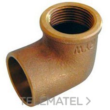 STANDARD HIDRAULICA - CODO H-H 90 g Cu 22-1/2 - Imagen 2