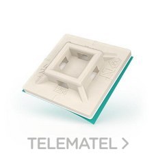 UNEX - BASE ADHESIVA PA 6.6 19mm NATURAL - Imagen 2