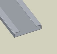 UNEX - BANDEJA 66 LISA 100x200 GRIS