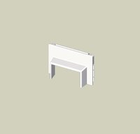UNEX - ADAPTADOR FRONT.PVC P/78085/78135 BL.NV.