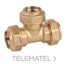 GENEBRE - RACOR T TRIPLE ACOPLAM.BRIDA 2.1/2x75 LT - Imagen 2