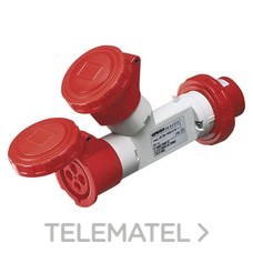 GEWISS - MULTIP.H 2s 16A 3P+N+T 380V IP67 - Imagen 2