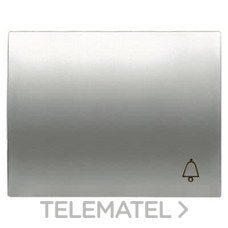 NIESSEN - TECLA PULSADOR CON SÍMBOLO TIMBRE OLAS TITANIO - Imagen 2