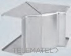 SIMON - ANGULO INT.VARIABLE PVC 130x55mm ALUM. - Imagen 2