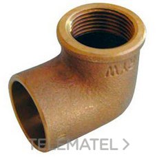STANDARD HIDRAULICA - CODO H-H 90 g Cu 18-3/4 - Imagen 2